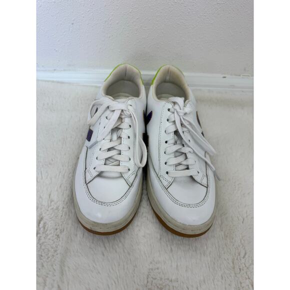VERT V-12 White Leather Sneakers Women’s Size 7 - Picture 3 of 11